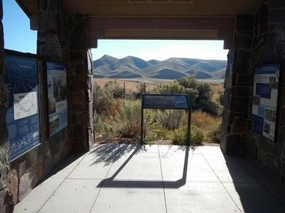 Hot, Cold, Dry, Wet, Dusty, 2,000-Mile Trail Marker image. Click for full size.