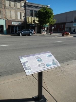 The Bank and The Burgoyne Marker image. Click for full size.
