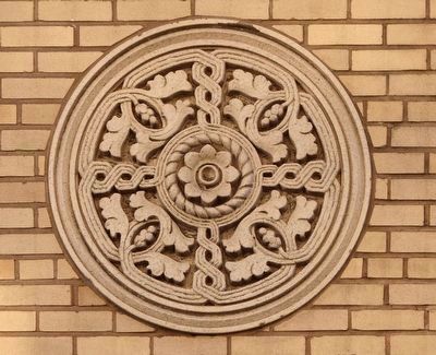Medallion<br>Y.M.C.A. Hotel Building. Click for full size. Medallion<br>Y.M.C.A. Hotel Building image. Click for full size.