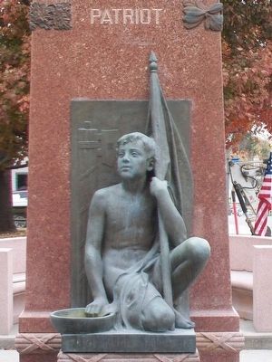 General James Shields Monument Side Statue image. Click for full size.