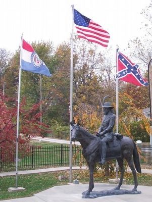 Gen. Joseph O. Shelby Monument image. Click for full size.
