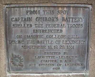 Guibor's Battery Marker. Click for full size. Guibor's Battery Marker image. Click for full size.