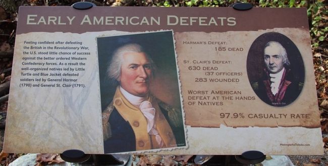 Early American Defeats Marker image. Click for full size.
