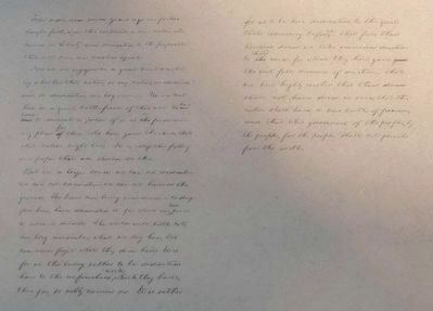 The Gettysburg Address Marker<br>Hay Draft of the Gettysburg Address image. Click for full size.