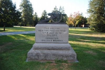 Fifth New York Independent Battery Monument<br>Reverse Inscription. Click for full size. Fifth New York Independent Battery Monument<br>Reverse Inscription image. Click for full size.