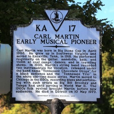Carl Martin Marker image. Click for full size.