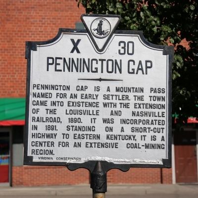 Pennington Gap Marker image. Click for full size.