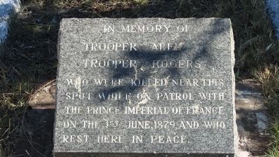 Troopers Abel and Rogers Memorial Marker image. Click for full size.