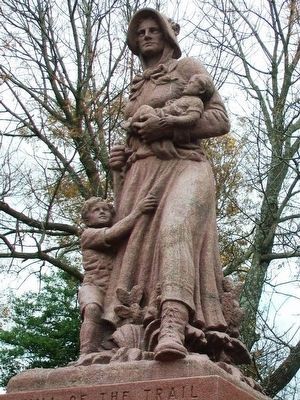 Madonna of the Trail Monument Statue image. Click for full size.