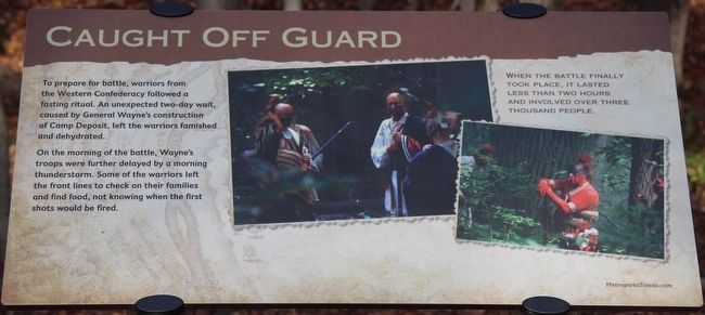 Caught Off Guard Marker. Click for full size. Caught Off Guard Marker image. Click for full size.
