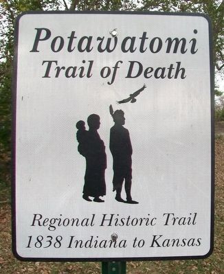 Trail of Death Marker image. Click for full size.