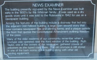 News Examiner Marker image. Click for full size.