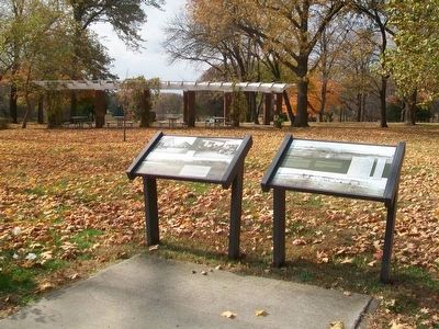 Their Waning Years and Confederate Memorial Park Markers. Click for full size. Their Waning Years and Confederate Memorial Park Markers image. Click for full size.