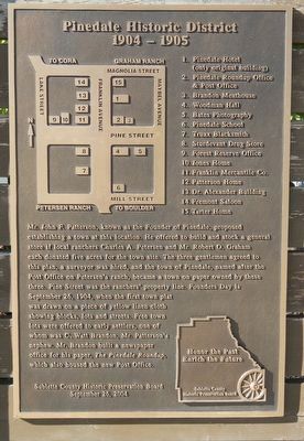 Pinedale Historic District Marker image. Click for full size.