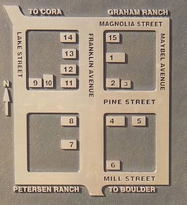 Pinedale Historic District Marker (detail) image. Click for full size.