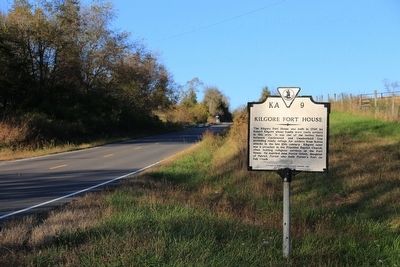 Kilgore Fort House Marker. Click for full size. Kilgore Fort House Marker image. Click for full size.