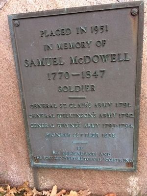 Samuel McDowell Marker image. Click for full size.