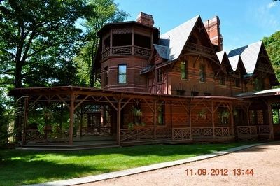 Mark Twain's Home in Hartford, CT image. Click for full size.