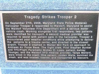 Tragedy Strikes <i>Trooper 2</i> Marker image. Click for full size.
