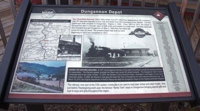 Dungannon Depot Marker image. Click for full size.