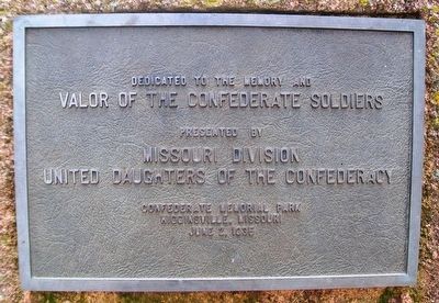 Confederate Soldiers' Monument Marker image. Click for full size.