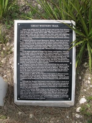Great Western Trail Marker image. Click for full size.