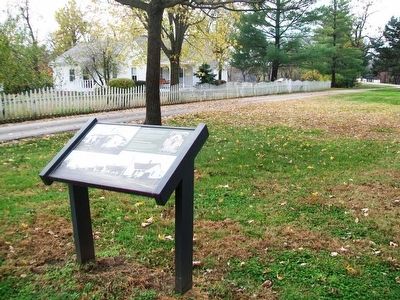 Cottage Row [and] The Confederate Home Chapel Marker image. Click for full size.