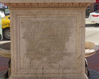 California Admission Day Marker. Click for full size. California Admission Day Marker image. Click for full size.