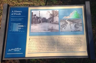 A History of Floods Marker. Click for full size. A History of Floods Marker image. Click for full size.