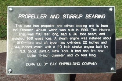 Propeller and Stirrup Bearing Marker image. Click for full size.