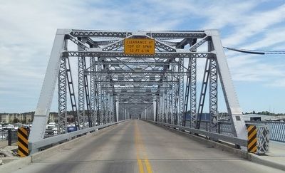 Sturgeon Bay Bridge and Markers image. Click for full size.