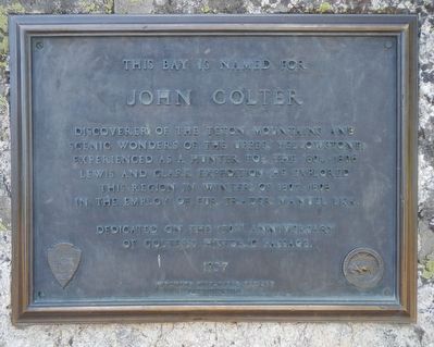 John Colter Marker. Click for full size. John Colter Marker image. Click for full size.