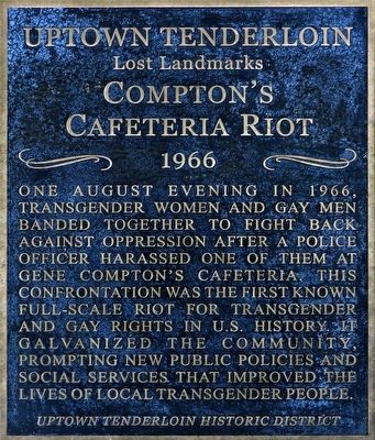 Compton's Cafeteria Riot Marker image. Click for full size.