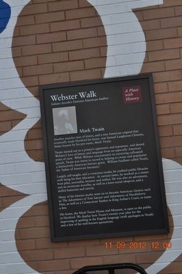 Webster Walk Mark Twain image. Click for full size.