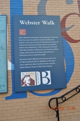 Webster Walk Marker image. Click for full size.
