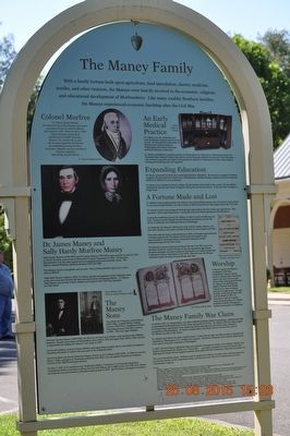 The Maney Family Marker image. Click for full size.