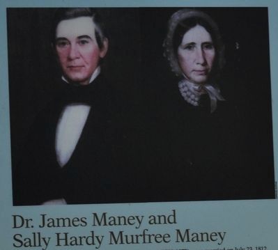 Dr. James Maney and Sally Hardy Murfree Maney image. Click for full size.