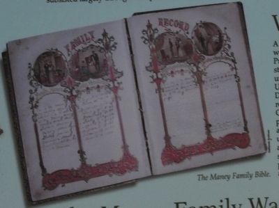 The Maney Family Bible image. Click for full size.