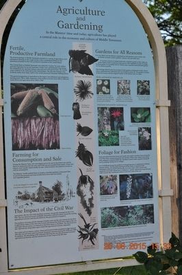 Agriculture and Gardening Marker. Click for full size. Agriculture and Gardening Marker image. Click for full size.