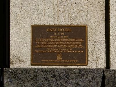 Dalt Hotel c. 1910 Marker image. Click for full size.
