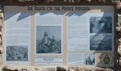 The Death of the Prince Imperial Marker image. Click for full size.