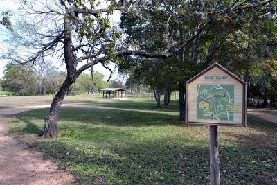 Marker Exhibit as viewed from Nature Trail. Click for full size. Marker Exhibit as viewed from Nature Trail image. Click for full size.