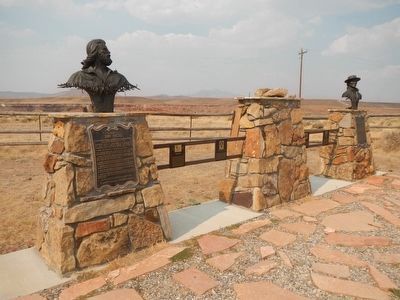 The American Mountain Man Monument image. Click for full size.
