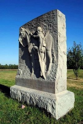 1st Maine Cavalry Monument. Click for full size. 1st Maine Cavalry Monument image. Click for full size.
