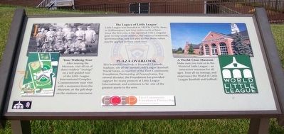 The Legacy of Little League Marker. Click for full size. The Legacy of Little League Marker image. Click for full size.