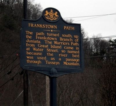 Frankstown Path Marker. Click for full size. Frankstown Path Marker image. Click for full size.