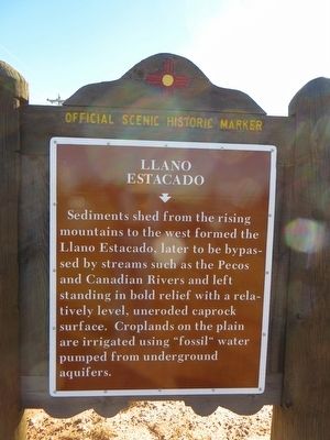 Llano Estacado Marker. Click for full size. Llano Estacado Marker image. Click for full size.