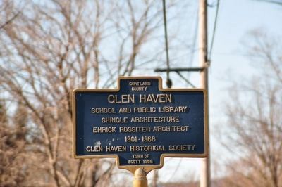 Glen Haven Marker image. Click for full size.