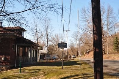 Glen Haven Marker in situ image. Click for full size.