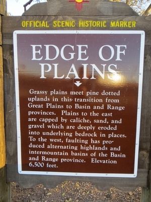 Edge of Plains Marker image. Click for full size.